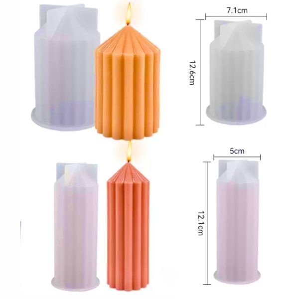 قالب شمع شیاردار