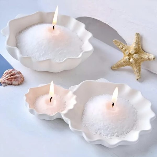 ست قالب سیلیکونی صدف