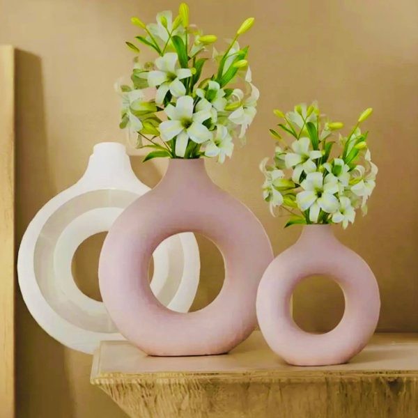 قالب گلدان دونات