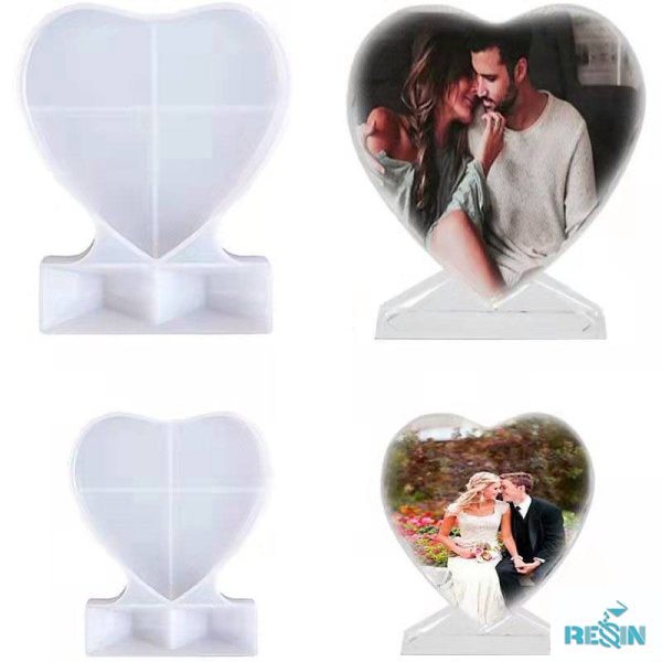 قالب سیلیکونی قلب پایه دار