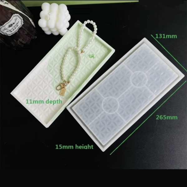 قالب سینی لبهدار مدل طرح دار