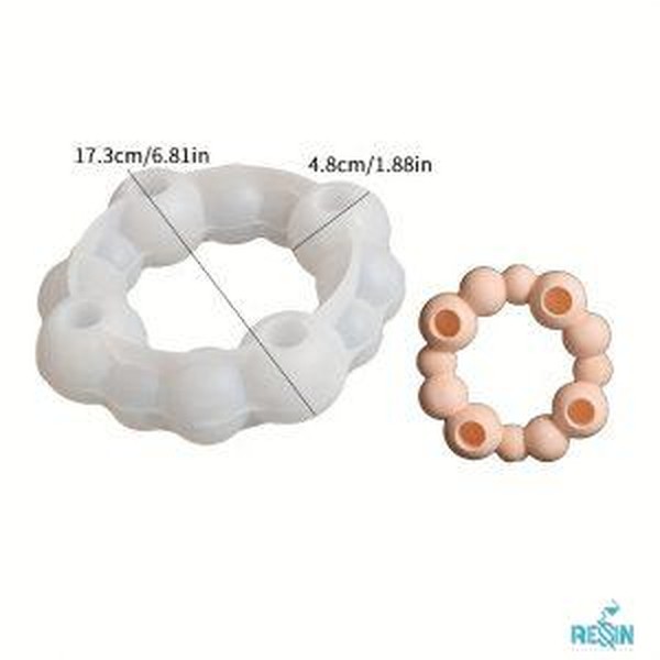 قالب سیلیکونی جاشمعی مرواریدی