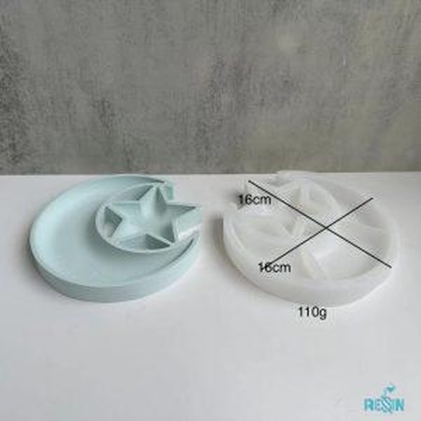 قالب سیلیکونی ماه و ستاره