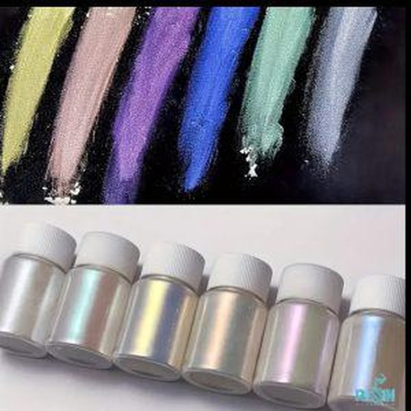 رنگ پودری کروم کهکشانی در ۵ طیف رنگی