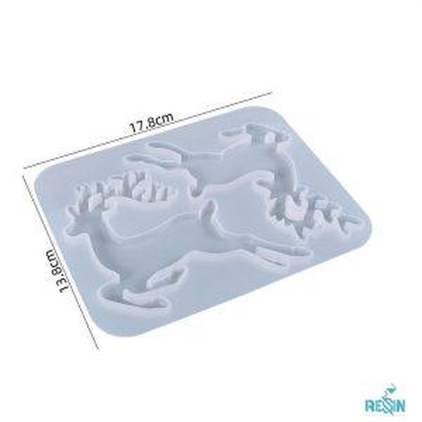 قالب گوزن کریسمس