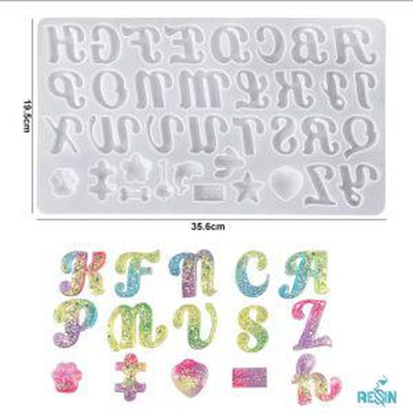 قالب سیلیکونی حروف فانتزی