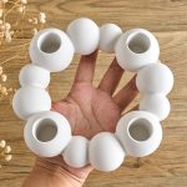 قالب سیلیکونی جاشمعی مرواریدی