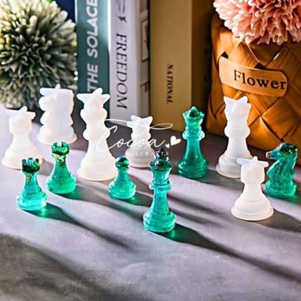 قالب سیلیکونی مهره سه بعدی شطرنج
