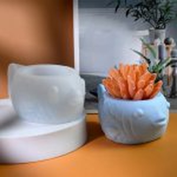 قالب گلدان ماهی