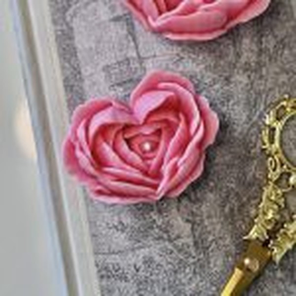 قالب سیلیکونی رز قلبی