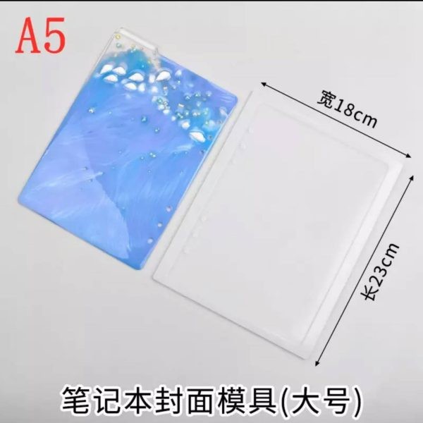 قالب جلد دفتر در سه سایز مختلف