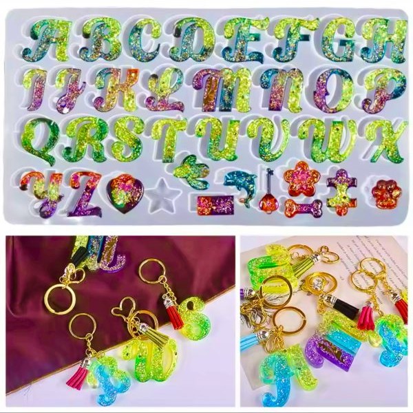 قالب سیلیکونی حروف فانتزی