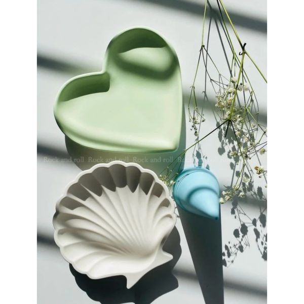 قالب بشقاب قلب