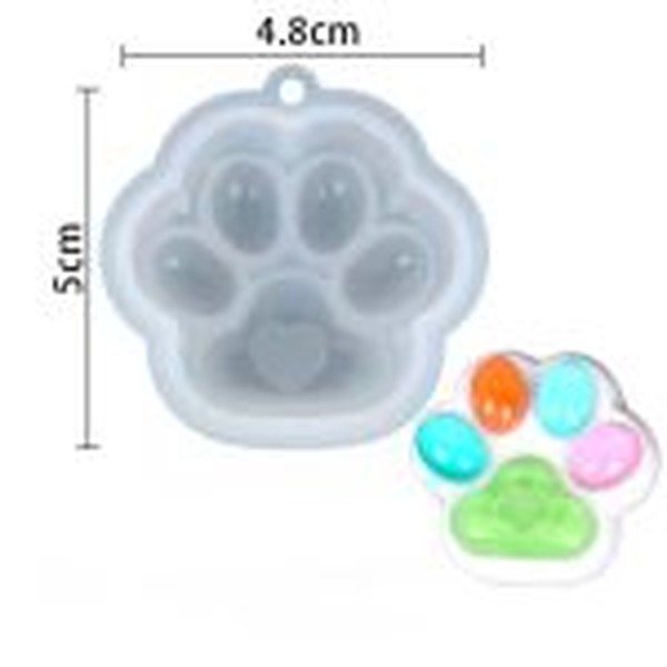 قالب سیلیکونی پنجه گربه