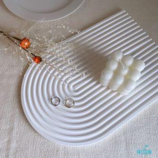 قالب سیلیکونی سینی رنگینکمان