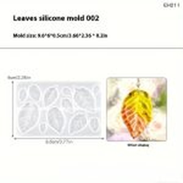 قالب گوشواره مدل برگ