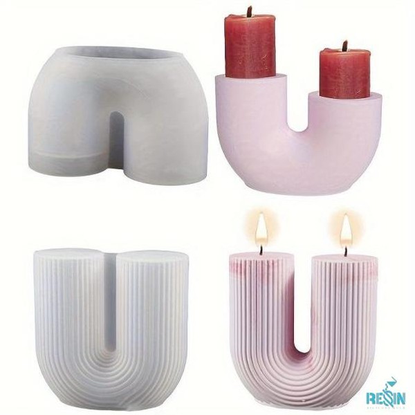 قالب جاشمعی U شکل