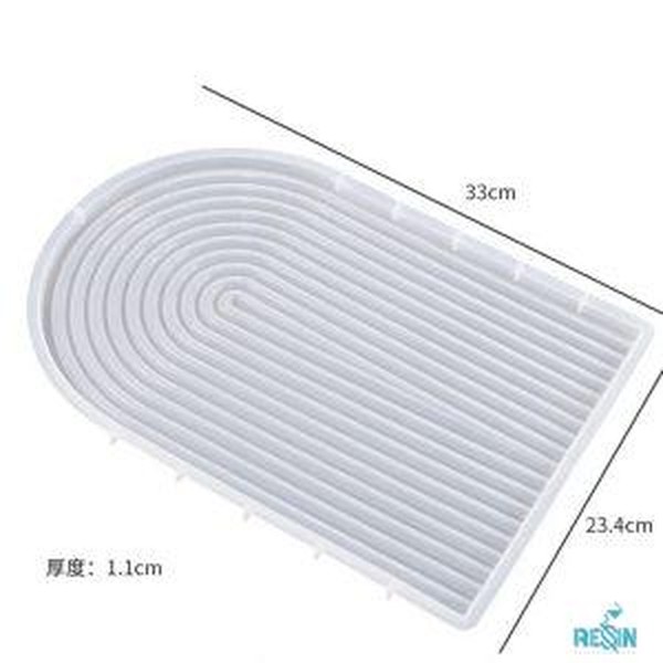 قالب سیلیکونی سینی رنگینکمان