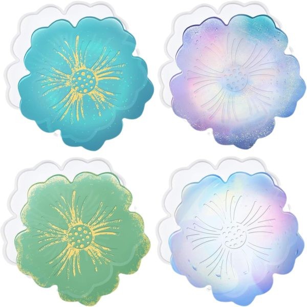 قالب زیرلیوانی گل