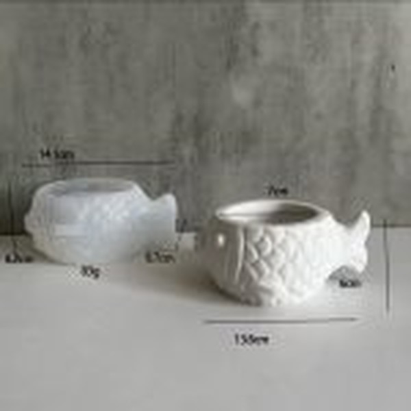 قالب گلدان ماهی