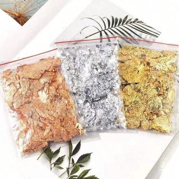 ورق طلا و نقره و مس