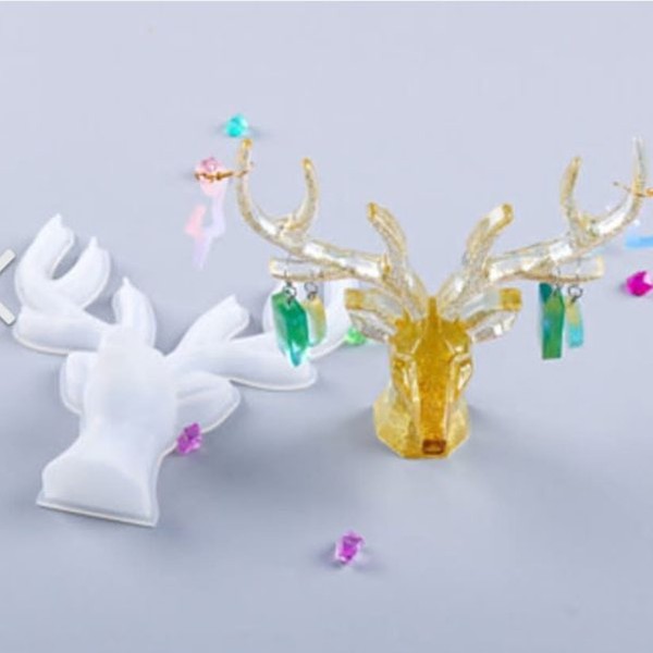 قالب سیلیکونی استند زیورآلات گوزن شاخ