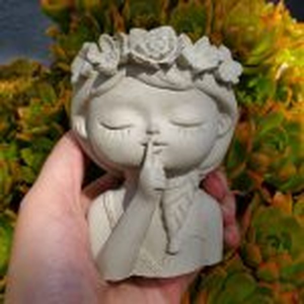 قالب گلدان دختر