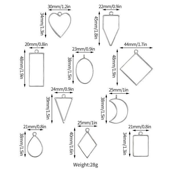 قاب فلزی_ده تایی زیورآلات