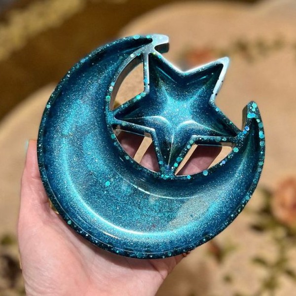 قالب سیلیکونی ماه و ستاره