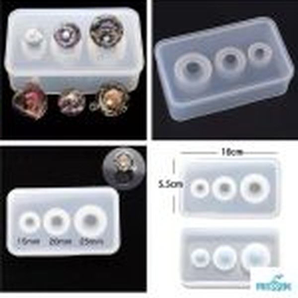 قالب سیلیکونی گوی سه سایز