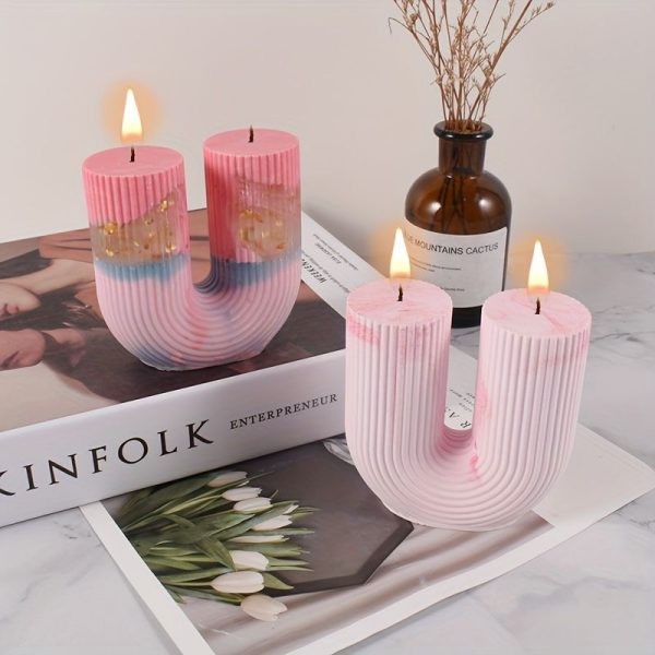 قالب شمع U شکل