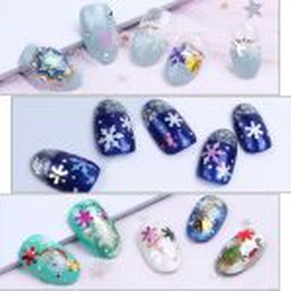 گلیتر برف و قلب