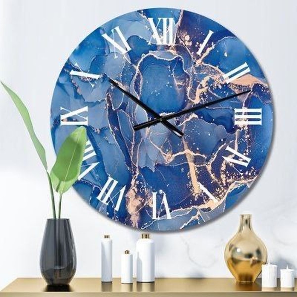 قالب ساعت با اعداد