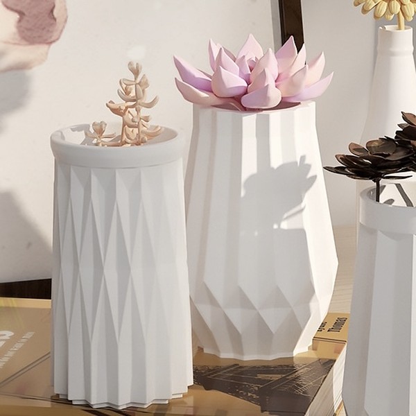 قالب گلدان چندوجهی در دو مدل