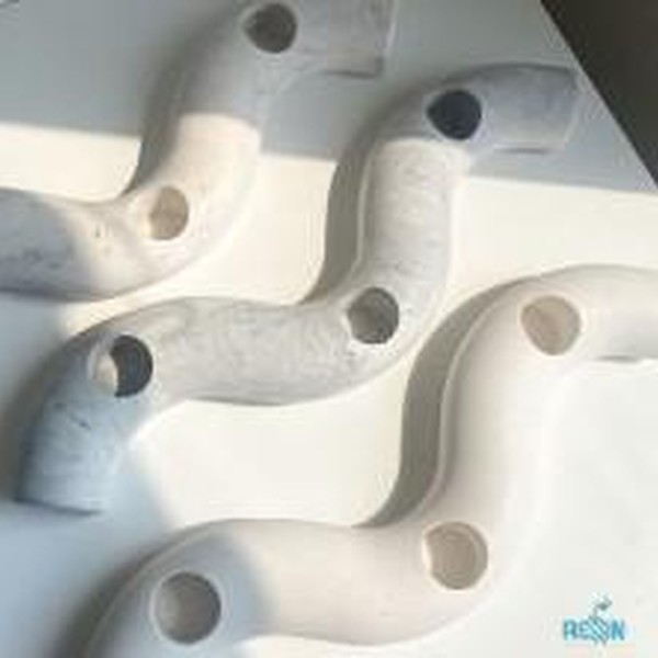 Two Model Spiral Glass Mould
