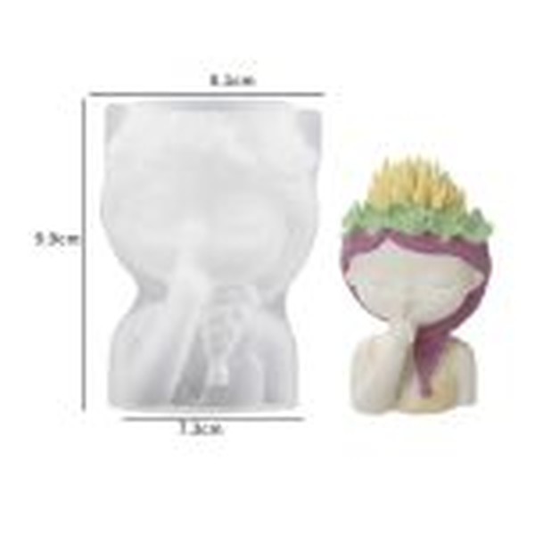 قالب گلدان دختر