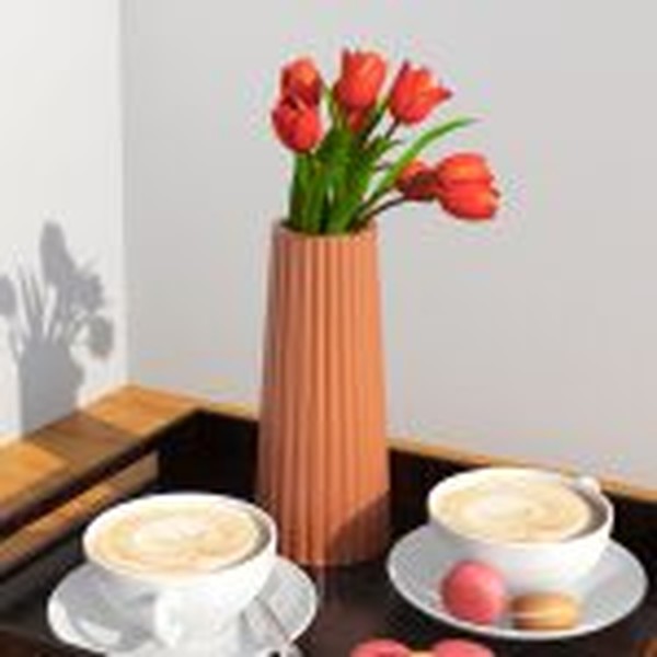 قالب شمع و گلدان شیاردار