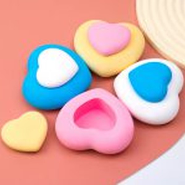 قالب جاجواهری قلب سه بعدی