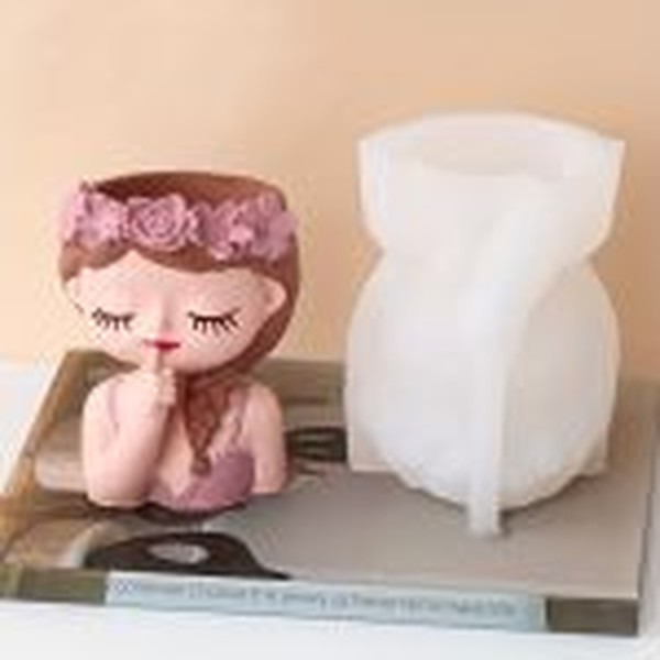 قالب گلدان دختر