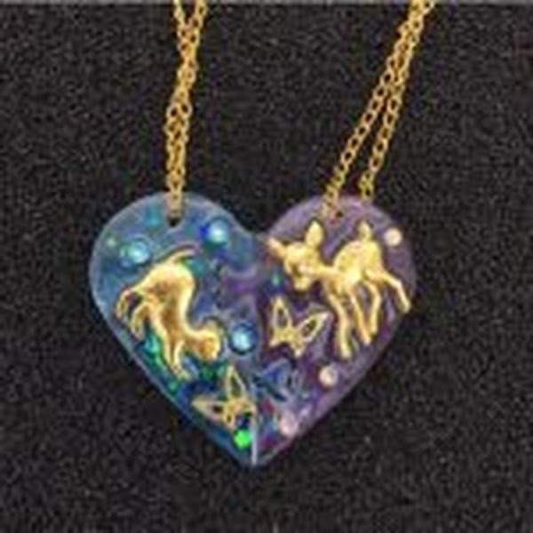 قالب سیلیکونی قلب پازلی