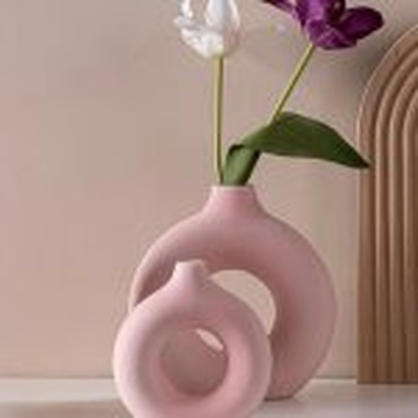 قالب گلدان دونات