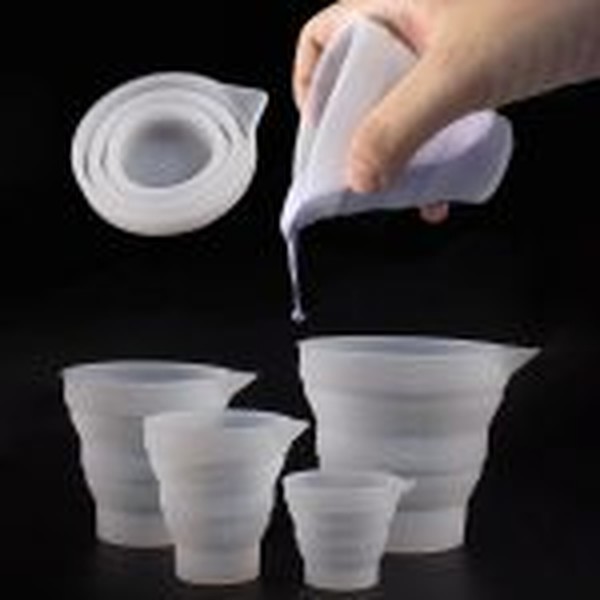 سه سایز بشر سیلیکونی