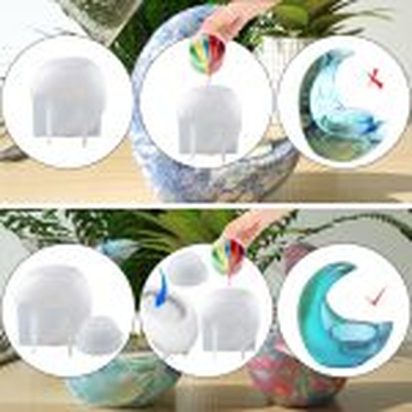 قالب سیلیکونی جاشمعی ماه