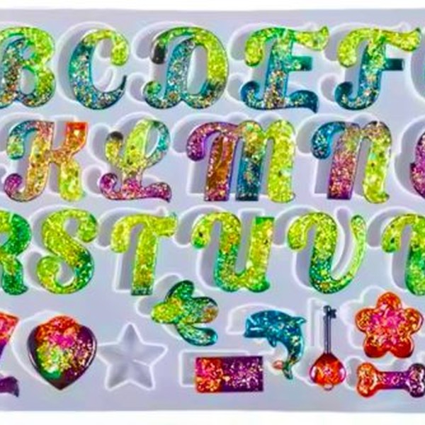 قالب سیلیکونی حروف فانتزی