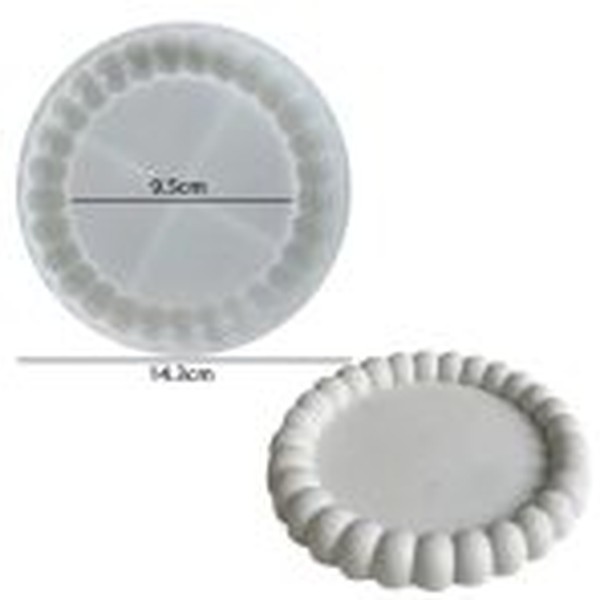 قالب بشقاب مرواریدی