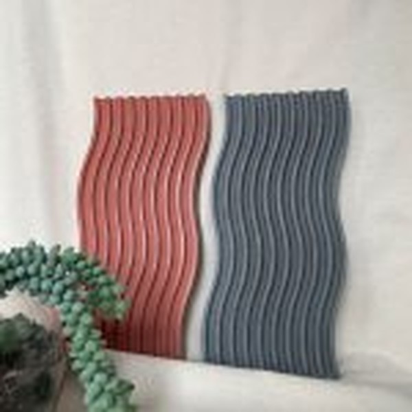 قالب سینی رنگینکمان طرح موج