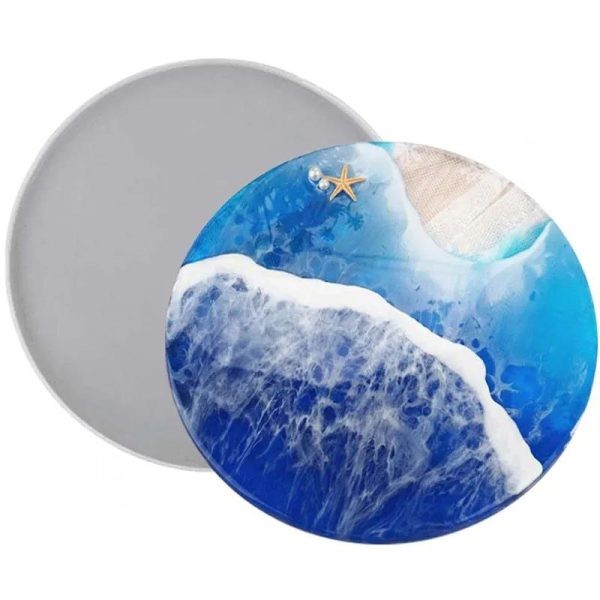 قالب سیلیکونی سینی و ساعت در چهار سایز م