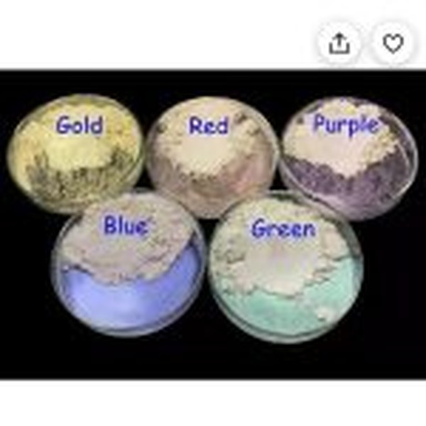 رنگ پودری کروم کهکشانی در ۵ طیف رنگی