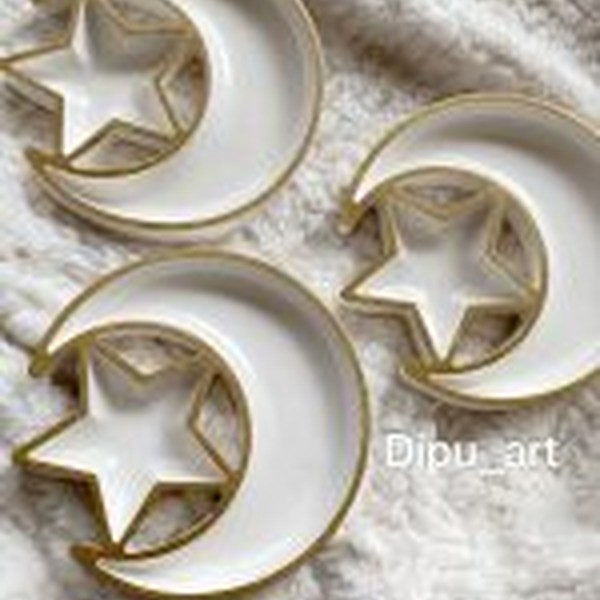 قالب سیلیکونی ماه و ستاره