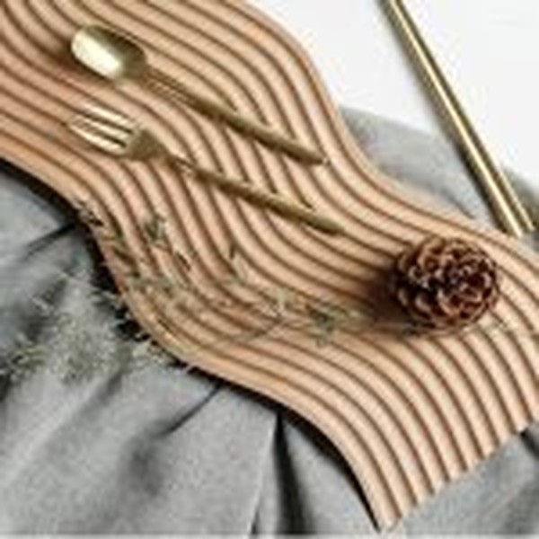 قالب سینی رنگینکمان طرح موج